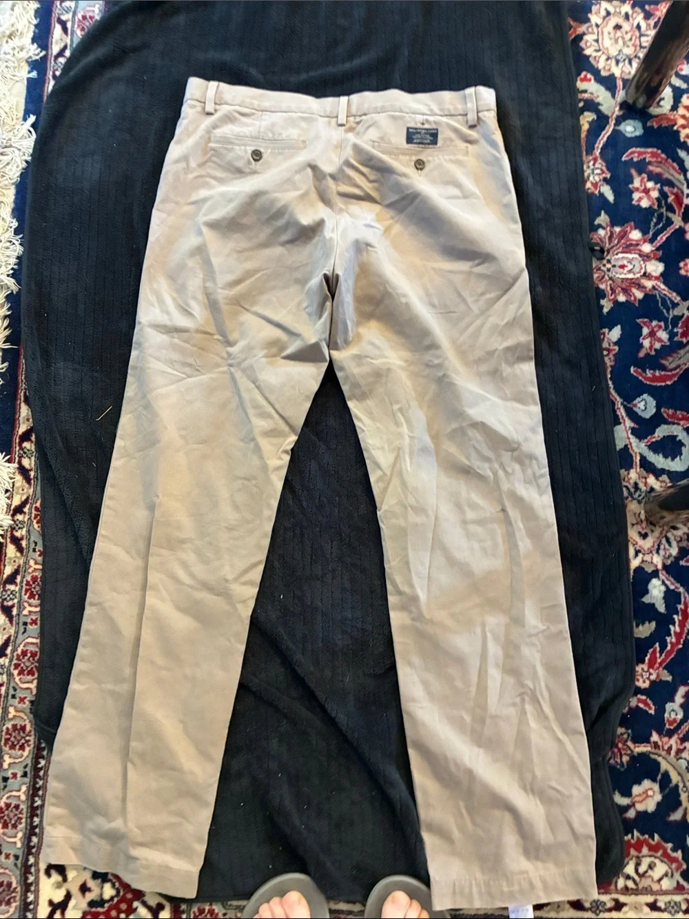 Banana Republic Tan Chino Waistband Detail